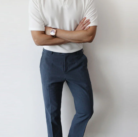 Gentlemans Classic Plain And Breathable Cotton Linen Pants