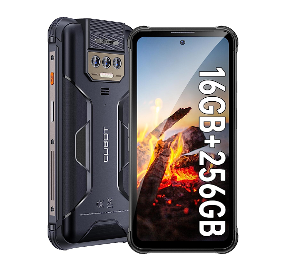 CUBOT Kingkong Power(2023) Outdoor Smartphone Android 13, 16GB(8+8)/256GB, 10600mAh(33W), 6.5&quot; FHD+ Outdoor Handy Ohne Vertrag mit Glare Taschenl