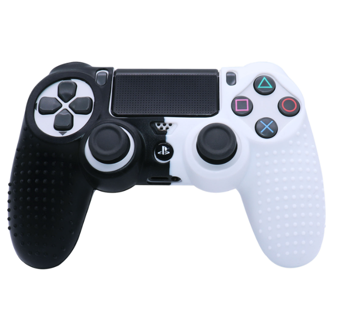 PS4 controller silicone case P4 SLIMO PRO clashing camouflage case ps4 controller protector two-colour soft plastic case cover