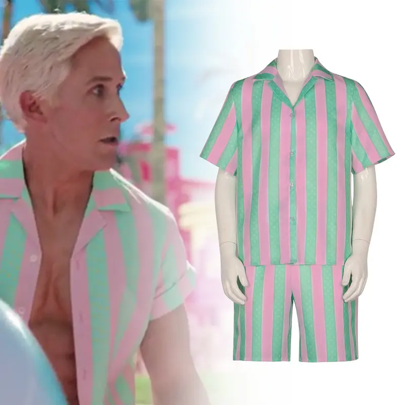 Live action movie barbie cos costume ken beach costume Halloween performance costume