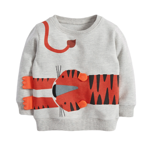 Little maven Europe and the United States brand children&#039;s children&#039;s sweater long-sleeved round neck printing children&#039;s sweater fall