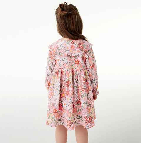Little maven Europe and the United States girls long-sleeved fall dress new children&#039;s dresses fall princess dress cotton Children&#039;s dresses