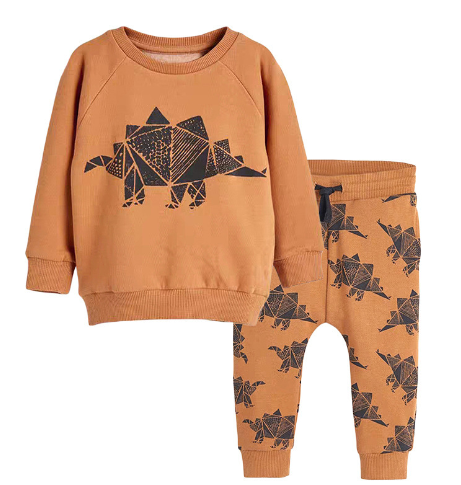 Little maven Europe and the United States children&#039;s fall and winter models children&#039;s sweater suit knitted cartoon long-sleeved children&#0