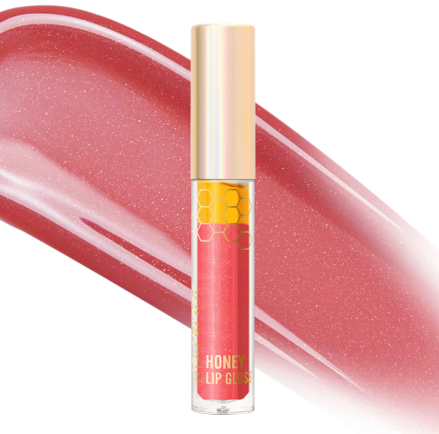 Layered Honey Lip Glaze Nourishing Moisturizing Fine Glitter Pearl Lip Gloss Honey Lipstick