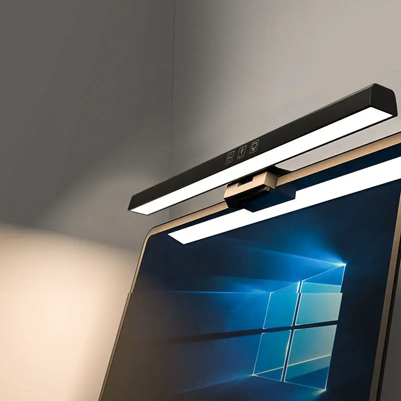 Laptop Office Dimming Clip Lamp Asymmetric Dormitory Eye Care Reading Desk Lamp Monitor Computer Screen Hanging Lights