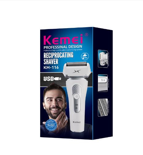 Kemei Electric Shaver Waterproof Men&#039;s Shaver Rechargeable Electric Razor Beard Trimmer Shaving Machine