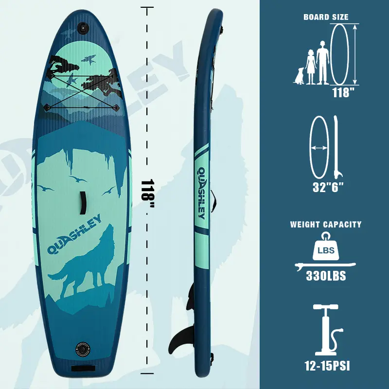 HIWOBANG Inflatable Stand Up Paddle Board SUP