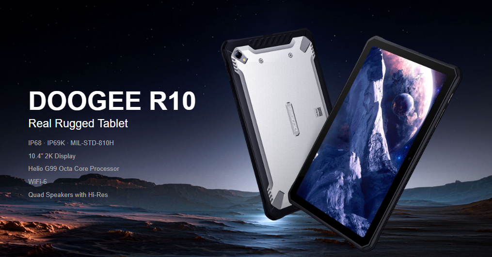 DOOGEE R10 Real Rugged Tablet