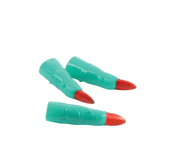 [Halloween Sale]Witch Finger Covers Colorful Plastic Fake Nails Halloween Party Makeup Costume Props Zombie Simulation Finger Covers