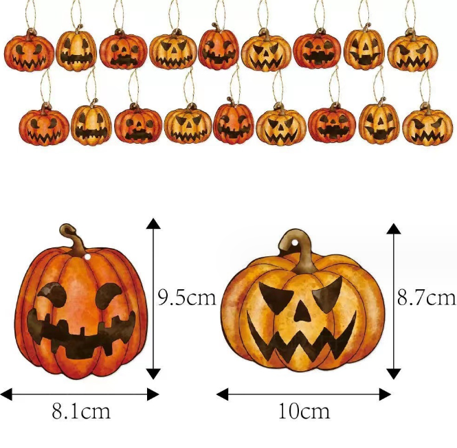 [Halloween Sale]Halloween Theme Party Pumpkin Hangers Halloween Party Pumpkin Prop Hangers