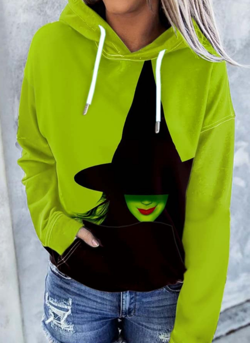 Wicked Hooded Women's Casual Long Sleeve Sweatshirt