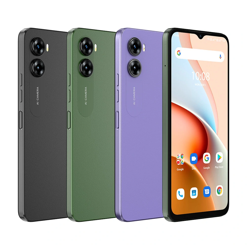 UMIDIGI G3 4GB RAM 64GB ROM 13MP Dual Camera 5150mAh 6.52 inch Android 13 Face Unlock Helio A22 Quad Core 4G Smartphone