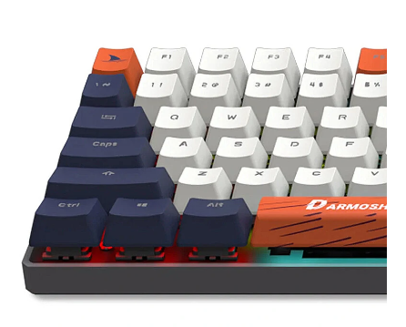 DARMOSHARK K1pro 100 Keys 2.4G Wireless Mechanical Gaming Keyboard Hot Swappable Gateron Switch RGB Type-C Rechargeable Gaming Keyboard