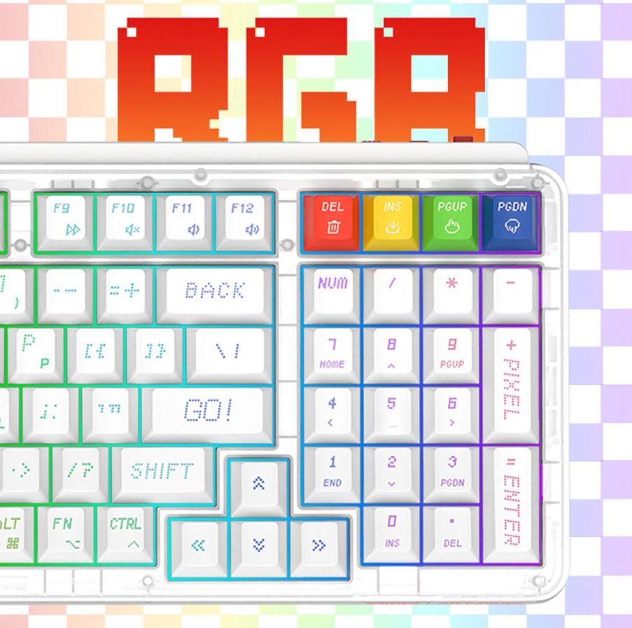 Youpin MIIIW ART Series Rainbow Pixel 83-key/93-key Wireless Mechanical Keyboard