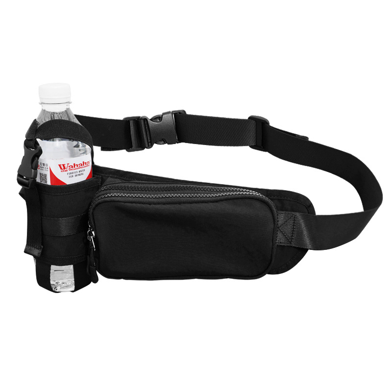 Running sports bag, portable and simple sports waist bag, large capacity fitness waist bag, water bottle waist bag, waterproof crossbody chest bag