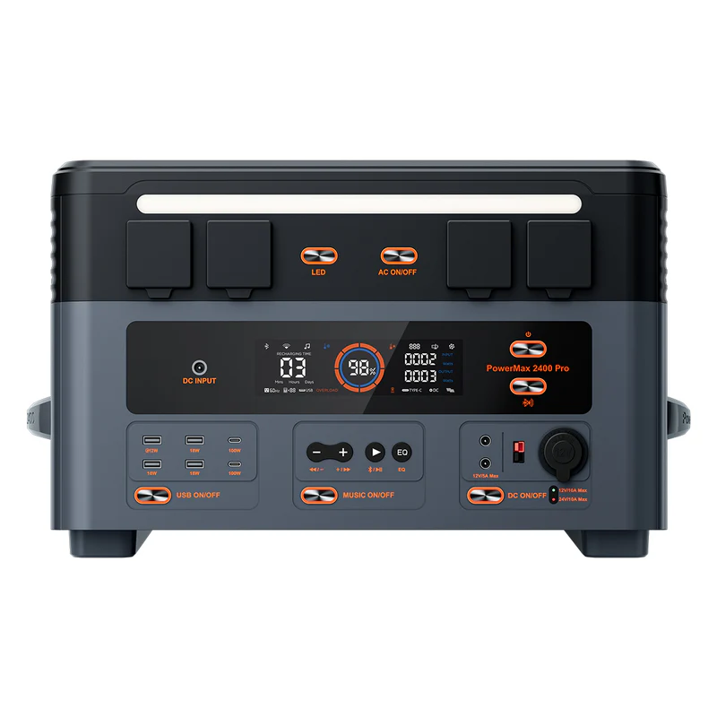 Blackview Oscal PowerMax 2400 Pro Portable LiFePO4 Power Station, 2016Wh 2400W Outdoor Generator, 3500+ Cycles LiFePO4 Smart APP