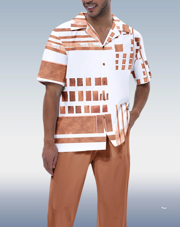 Men&#039;s Casual Two-Piece Suit for Stylish Leisure - Version 003