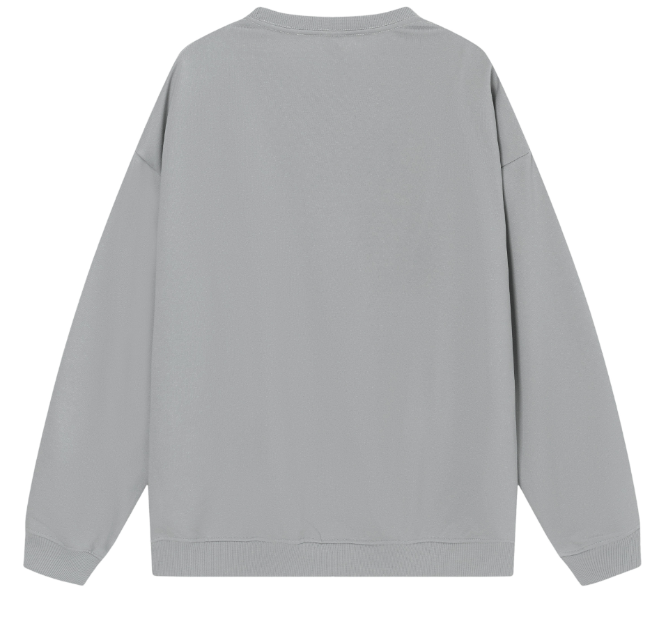 Men&#039;s Basic Grey Sweatshirt