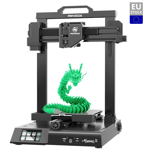 MINGDA Magician X Modular 3D Printer, Direct Drive Extruder, Auto Leveling, 32Bit Mainboard, Ultra-Silent, 230*230*260mm