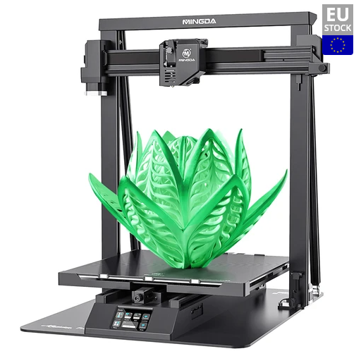 MINGDA Magician Pro 3D Printer, Auto Leveling, Double Gears Direct Extrusion, Resume Printing, Glass Heat Bed, Print Size 400*400*400mm