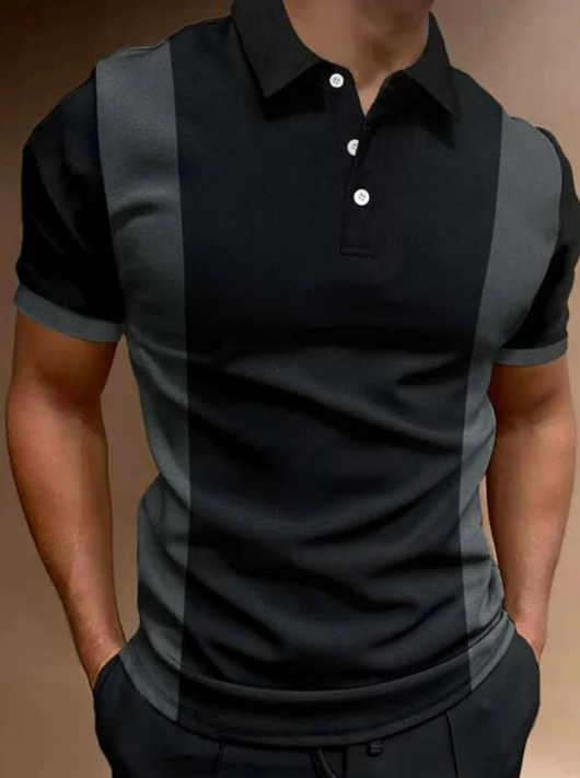 Fashion Men&#039;S Knitted Polo Shirt Fashion Men&#039;S Knitted Polo Shirt