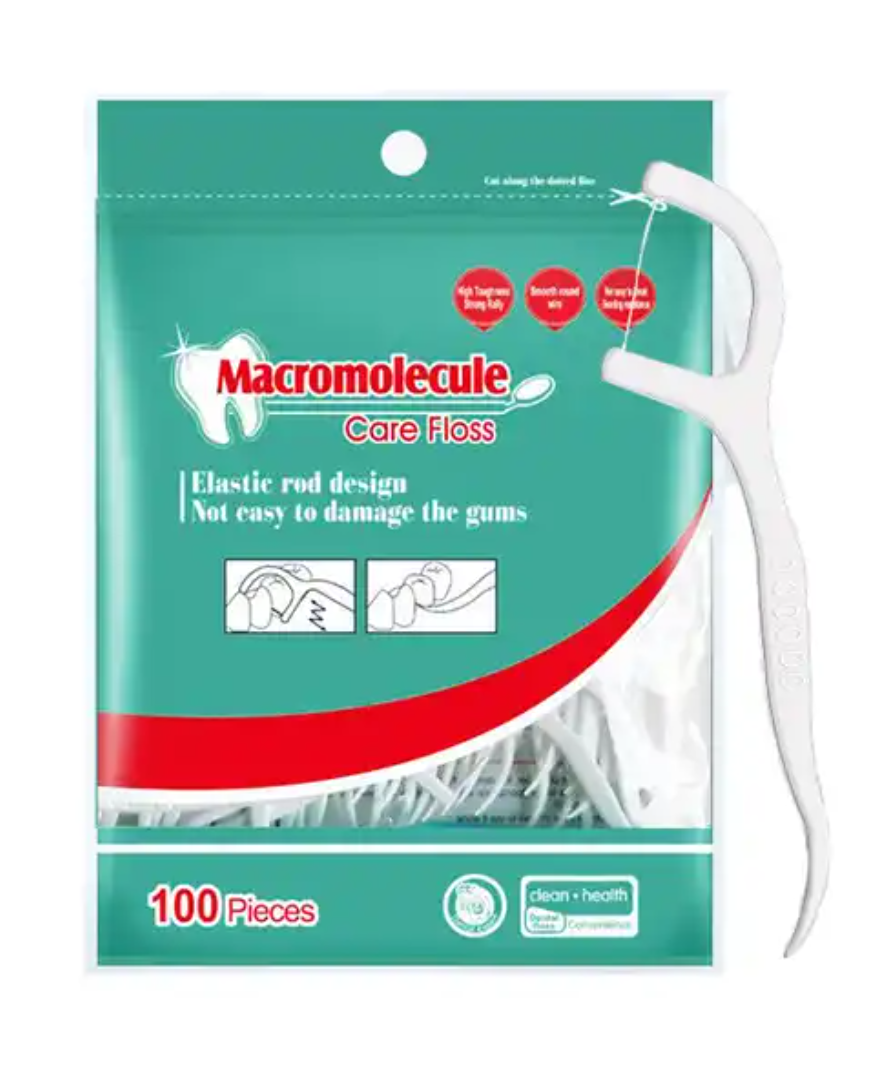 100 pcs Bag High quality   Pick Floss For Adults Dental Floss
