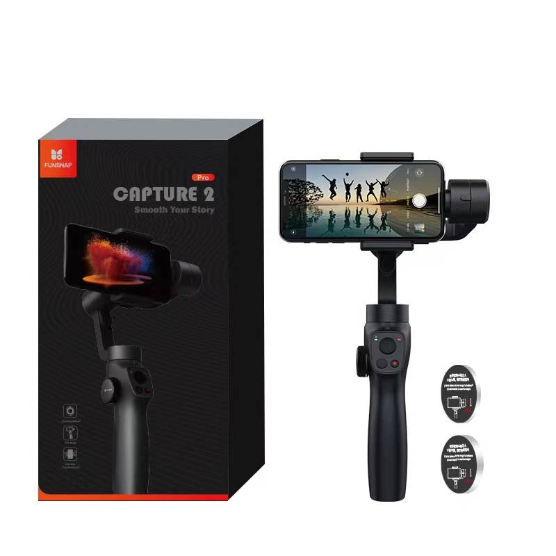 Funsnap Capture2s Pro mobile phone shooting stabilizer video recording sports camera
