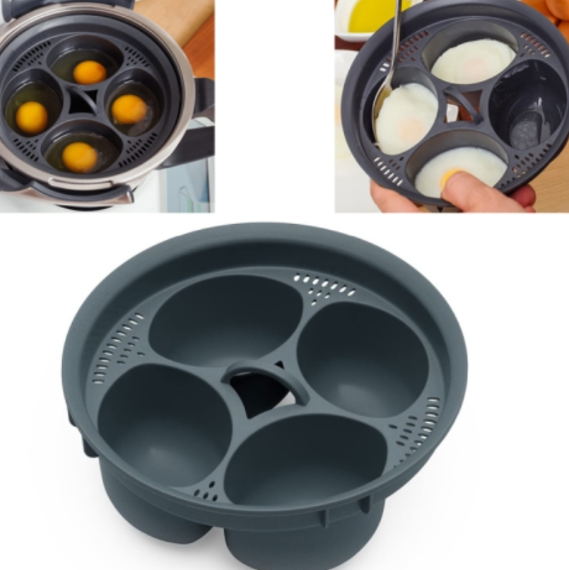 4-in-1 Egg Steamer for Thermomix TM5 TM6 Multi-Function Steamer Tray