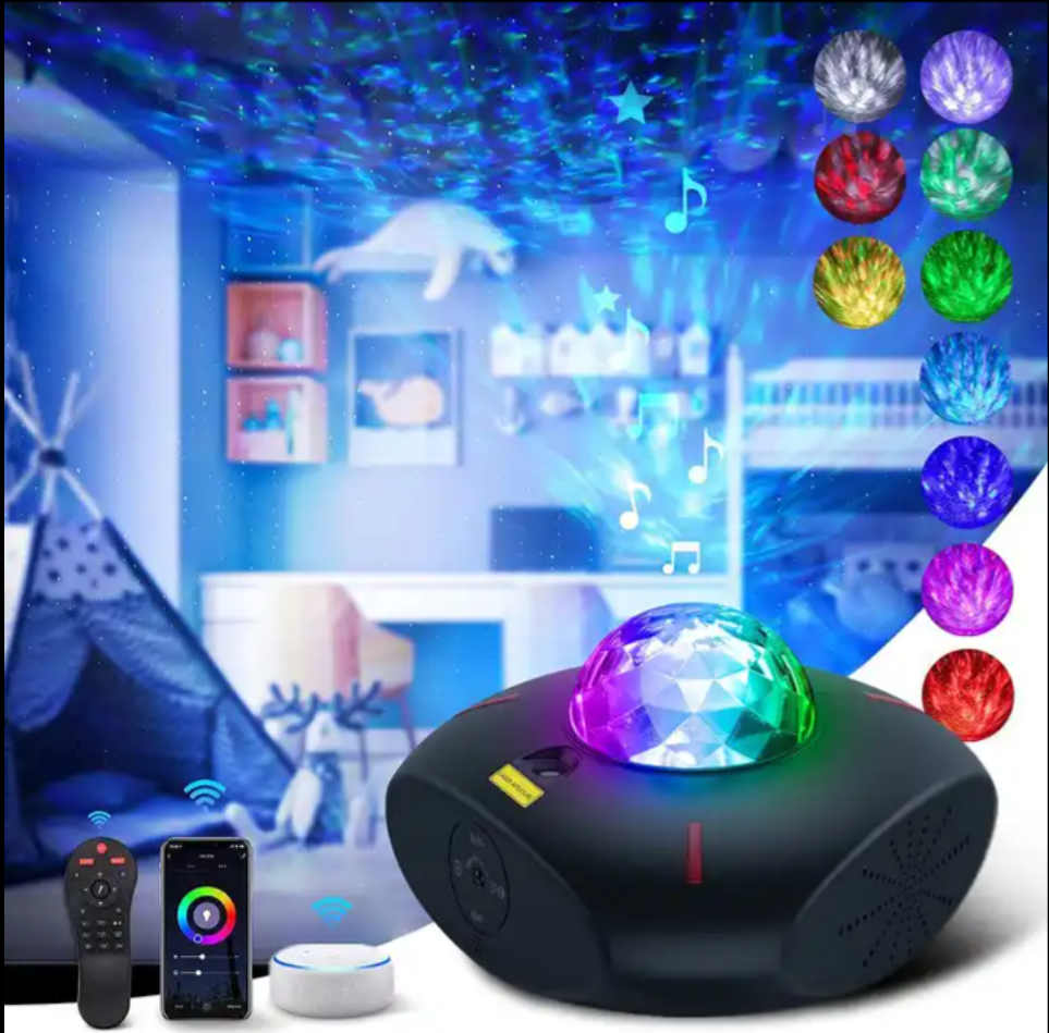 Touch smart led laser star starry projector lamp lights wifi led lighting galaxy kids nebula night light projector for bedroom