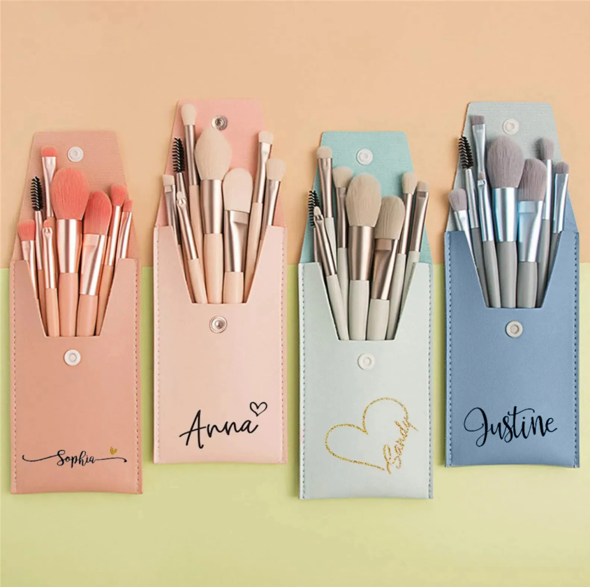 Personalized Wedding Makeup Brushes for Unique &amp; Love