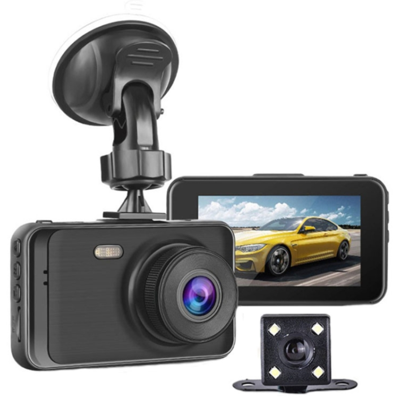 C900 3&quot; 1080P HD Dual Lens Motion Detection Car Recorder