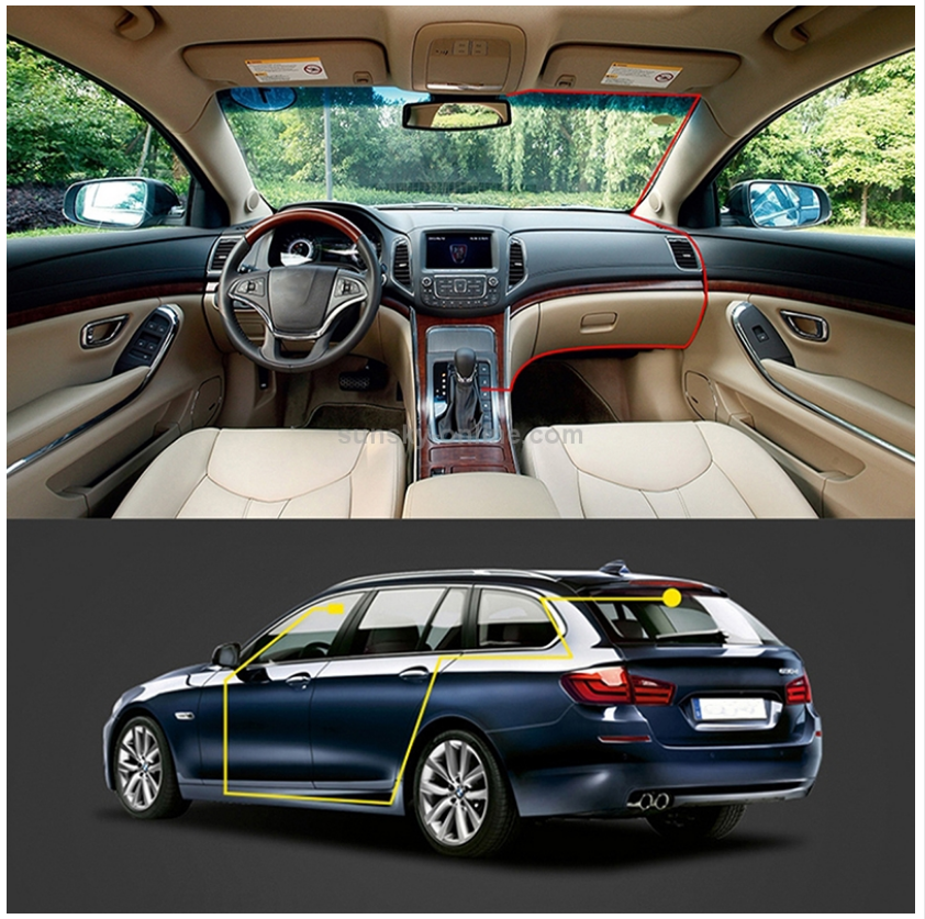 4 inch Touch Screen Car 2.5D HD 1080P Dual Recording Driving Recorder