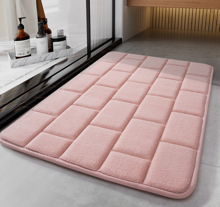 Bathroom floor mats, absorbent door mats, bathroom door entrance quick-drying foot mats