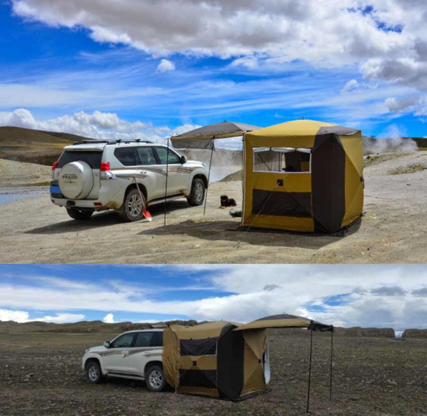 Self-driving car rear yanshen tent outdoor multifunctional car side tent car side tent tailgate canopy car side house
