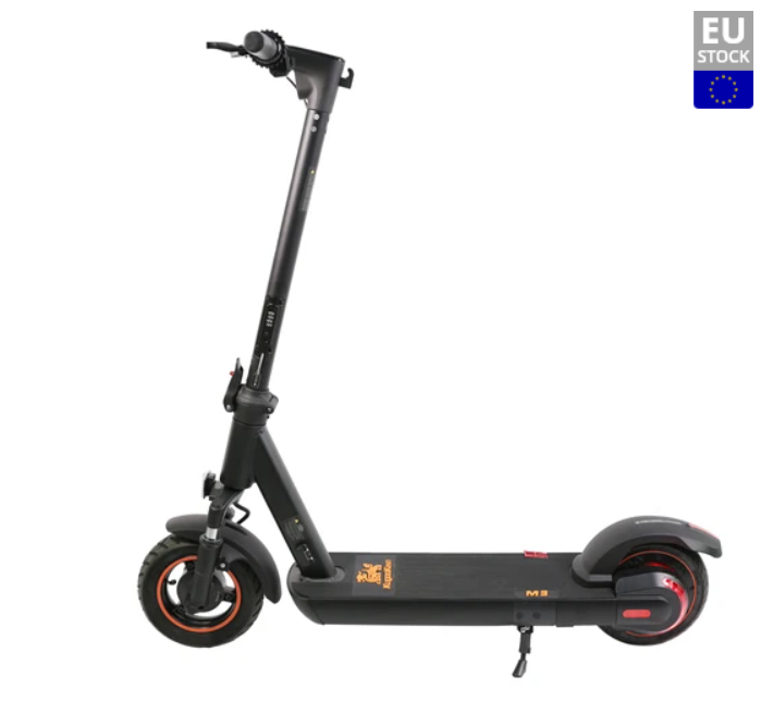 KugooKirin M3 Folding Electric Scooter 10 Inch Tire 500W Motor Max Speed 40km/h Max 40km Range 13Ah Battery BMS LCD Display Front Drum Brake Rear E-Br