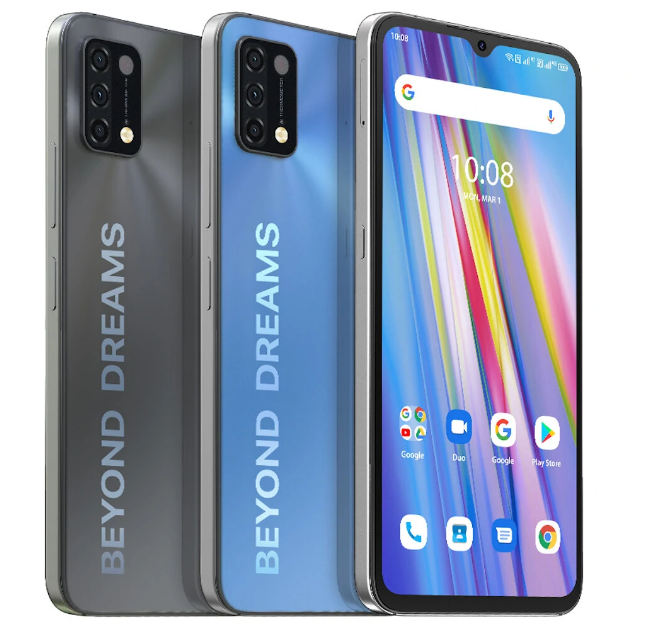 UMIDIGI A11 Global Version Android 11 Helio G25 5150mAh 3GB 64GB 16MP AI Triple Camera 6.53&quot; Smartphone - Mist Blue EU Version