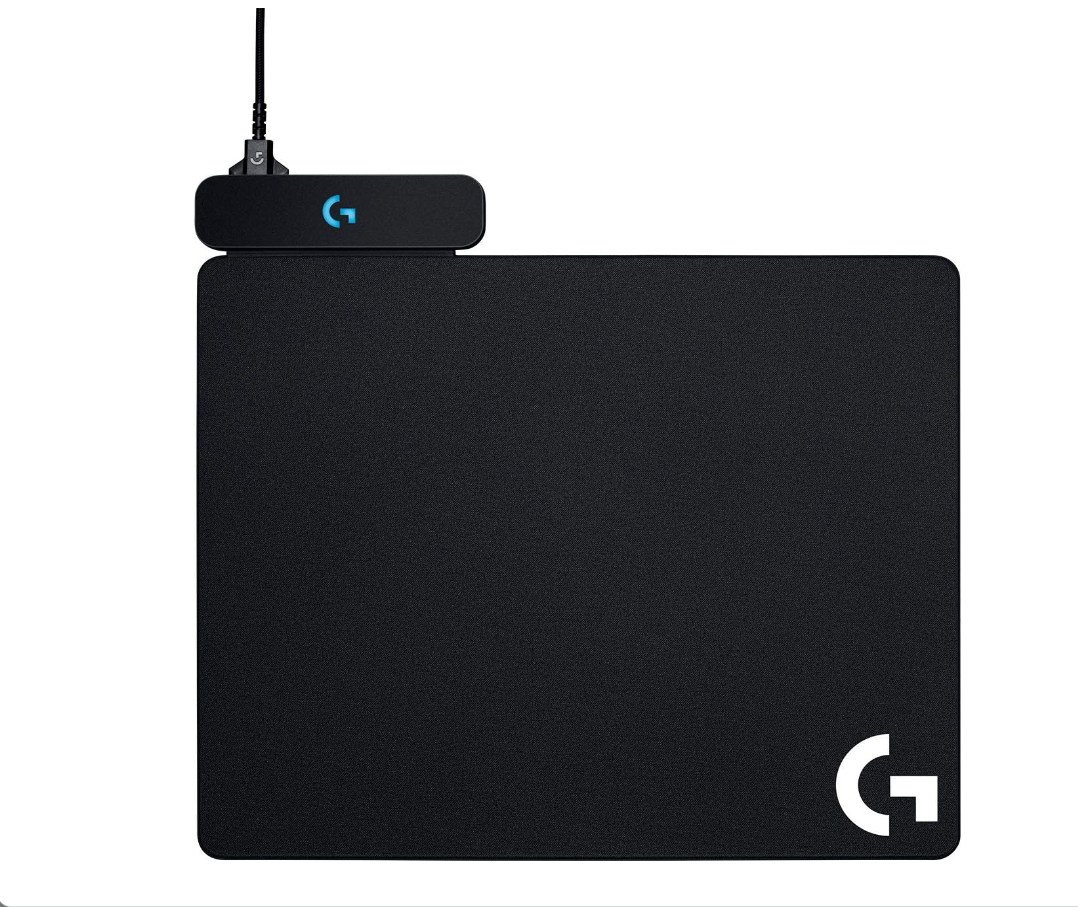 Logitech G Powerplay Wireless Charging Mouse Pad, Fabric or Hard Surface, Compatible with G502, G703, PRO, and G903 wireless mice