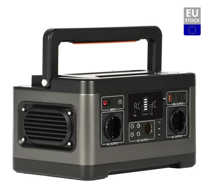 Flashfish P63 Portable Power Station, 520Wh/140400mAh Lithium Battery Solar Generator, 500W AC Output, 5xDC Ouputs, 4xUSB Outputs