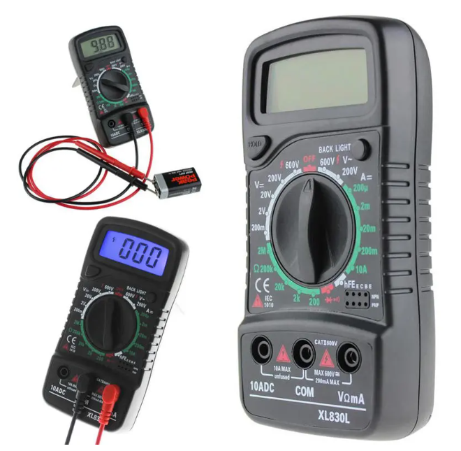 ANENG XL830L Digital LCD Multi Meters Volt Meterr Ammeter AC/DC/OHM Volt Current Tester