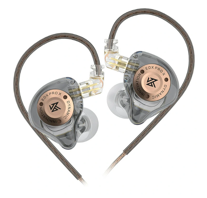 KZ-EDX PRO X Earphone 3.5mm Jack Dynamic Driver Earphone In-Ear Monitoring Earbuds HIFI Bass Audiophile Headset Music Earbuds