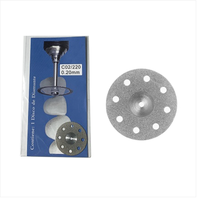 0.2mm dental material emery cutting plate double-sided electroplated sand slice hollow sand plate