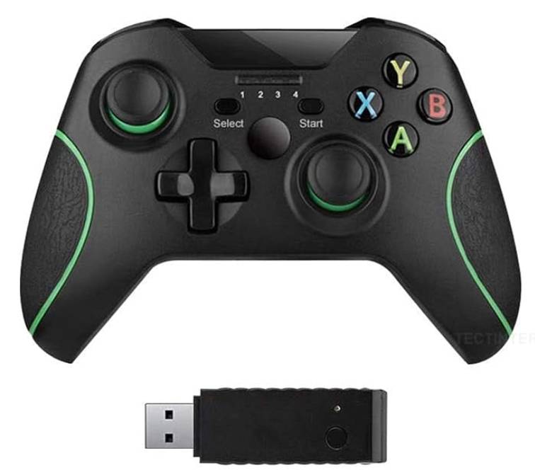 B17 Wireless Controllers for Xbox One, Wireless Gamepad for PC with 2.4GHz Wireless Adapter, Compatible with Xbox One/One S/One X/P3 Host/Windows 7/8/