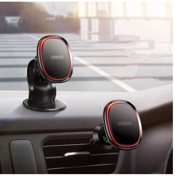 Joyroom JR-ZS205 Universal Car Stand Dashboard / Air Vent Magnetic Mobile Phone Holder Stand in Car for Samsung Galaxy S21 POCO M3 - 004