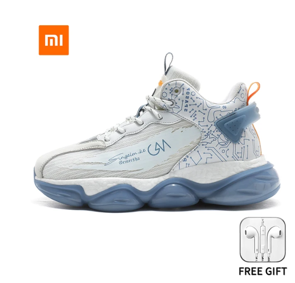 Xiaomi Youpin Basketball Shoes for Men Spring Autumn Large Size 39-45 BOOST TPU Breath Cushioning Wear-resisting Casual Shoes