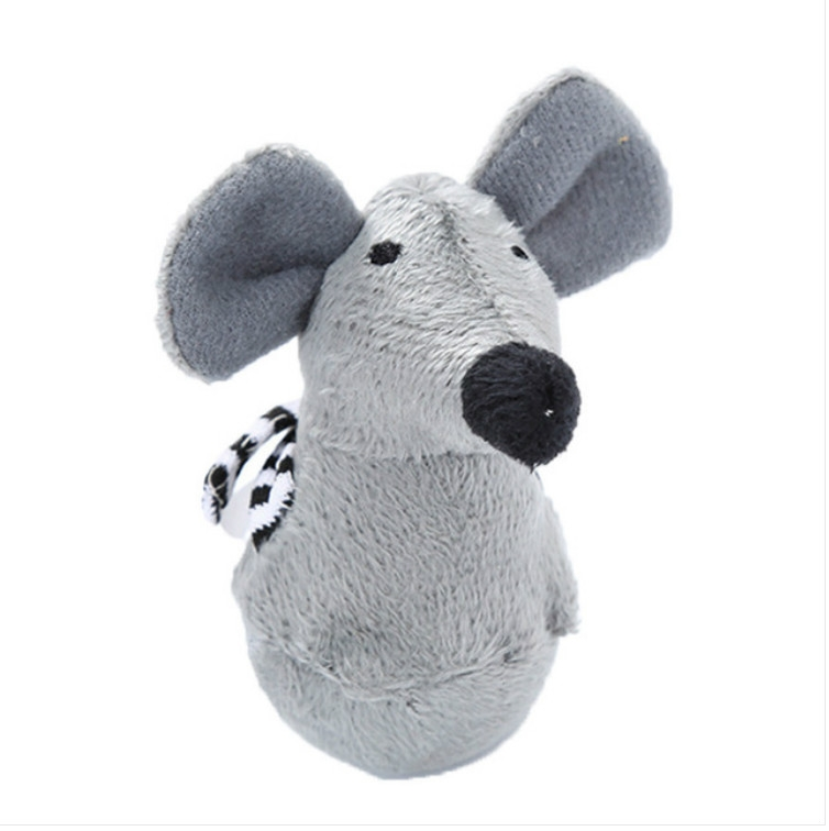 Pet cat and dog toy Plush tumbler Fake Animal Interactive toy (Mouse)