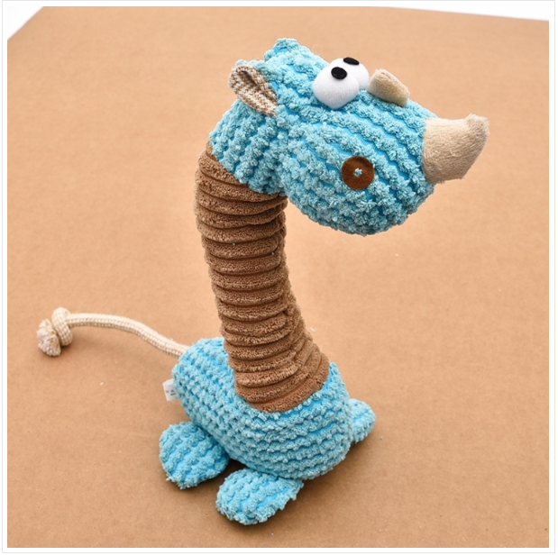 Pet products for cats and dogs special teeth cartoon sound plush toy Size :33*28*14cm color random