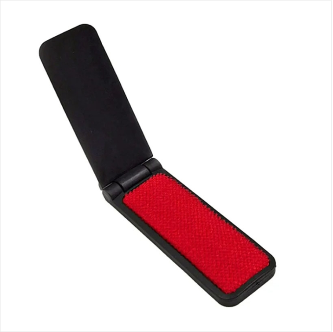 Portable laundry brush foldable electrostatic hair remover