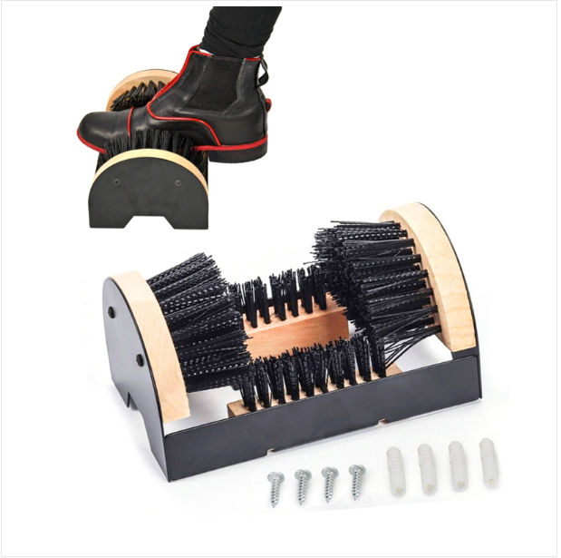 Nylon silk outdoor shoe brush indoor outdoor garden shoe cleaner mud snow shoe brush set