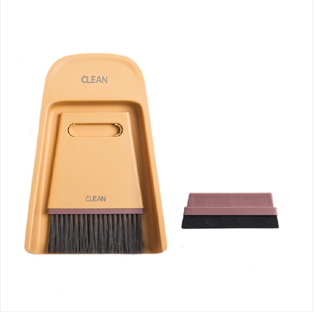 Mini broom dustpan set for household soft hair small broom table top cleaning brush wiper