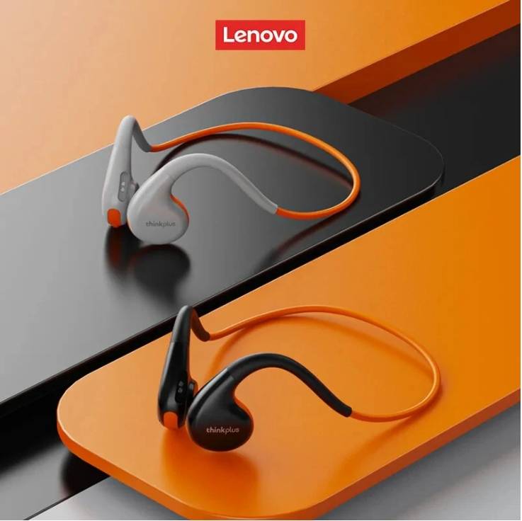 Lenovo X7 bluetooth 5.3 Headset Sports Earphone HiFi 360° Surround Sound Flexible IP68 Waterproof Earhooks Earphone with Mic